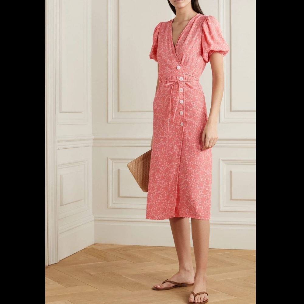 FAITHFULL THE BRAND Fran Maurie Floral Midi Dress